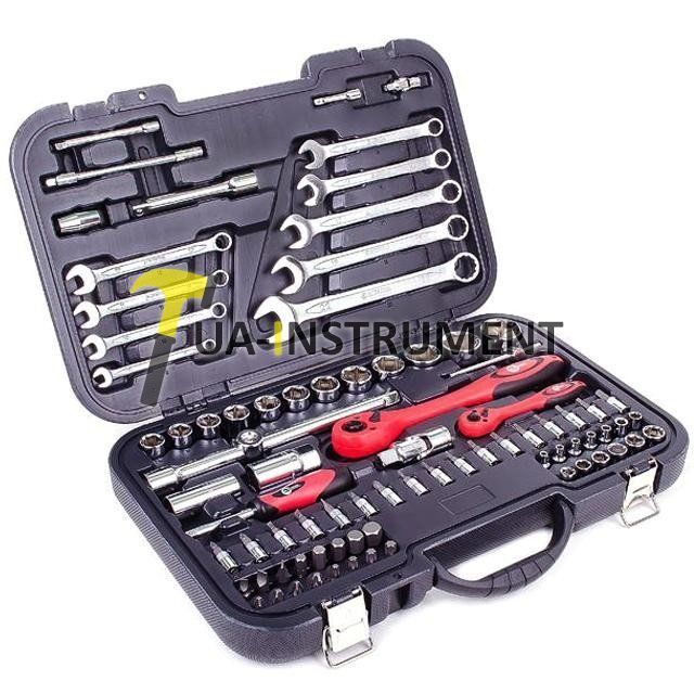 Профессиональный набор инструментов 1/2" & 1/4"; 82ед Intertool ET-6082 Кременчуг - изображение 1