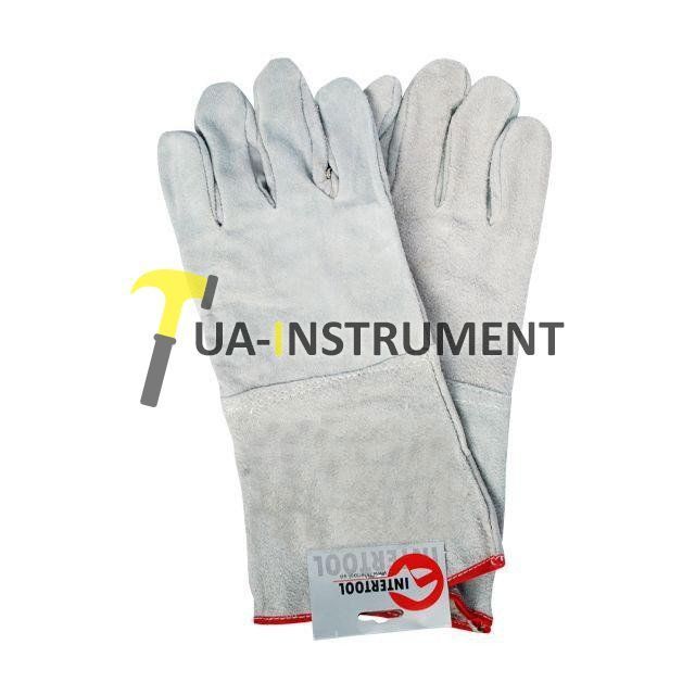 Перчатка замшевая 14" (ящик 60 пар) Intertool SP-0009W Кременчуг - изображение 1