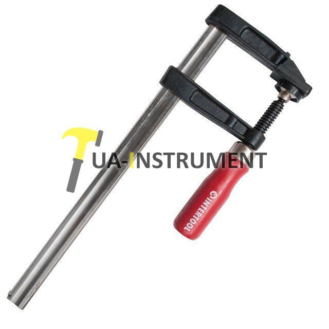 Струбцина столярная 1000*120мм DIN 5117 Intertool HT-6007 Кременчуг - изображение 1