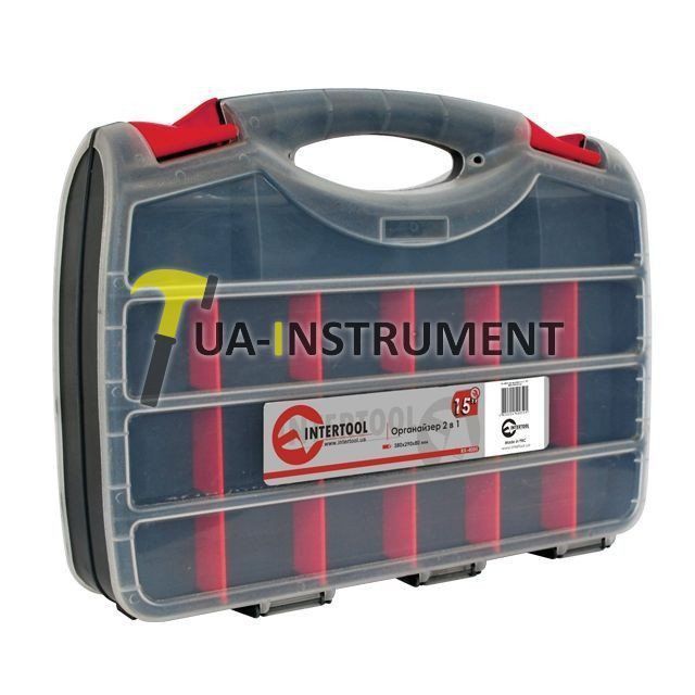 Органайзер 15", 2 в 1, 380*290*80мм Intertool BX-4005 Кременчуг - изображение 1