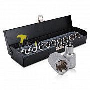 Набор головок TORX 9шт, E10-E24, 1/2 Intertool ET-6014 Кременчуг