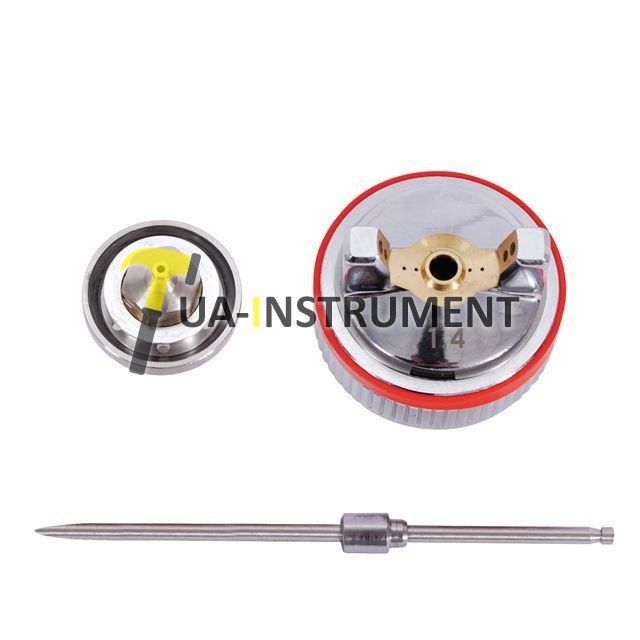 Комплект форсунок HVLP II 1,4mm к PT-0100, PT-0105 Intertool PT-2114 Кременчуг - изображение 1