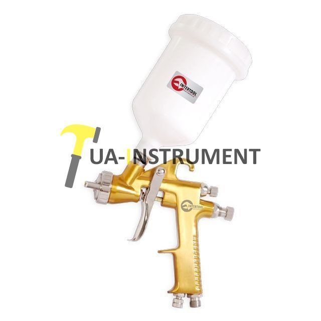 Краскопульт профессиональный HP 1.5мм, верх. п/б 600 мл Intertool PT-0113 Кременчуг - изображение 1