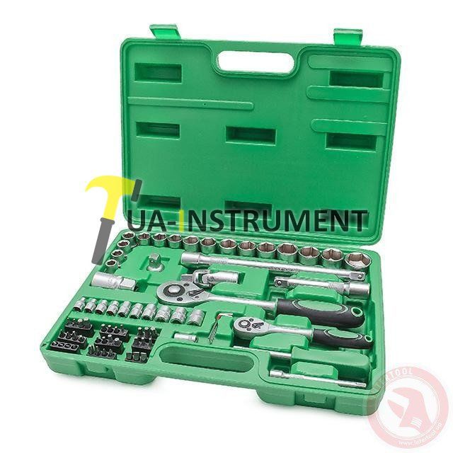 Набор инструмента 72ед., 1/2" и 1/4", Cr-V Кременчуг - изображение 1