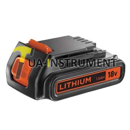 Аккумулятор BLACK+DECKER, 18В/1,5Ач, вес: 0,418, шт Кременчуг - изображение 1