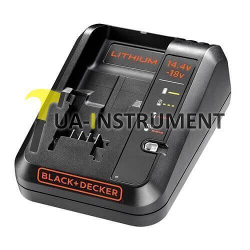 Зарядное устройство BLACK+DECKER, для аккумуляторных батарей Li-Ion 14,4/18,0 В, шт Кременчуг - изображение 1