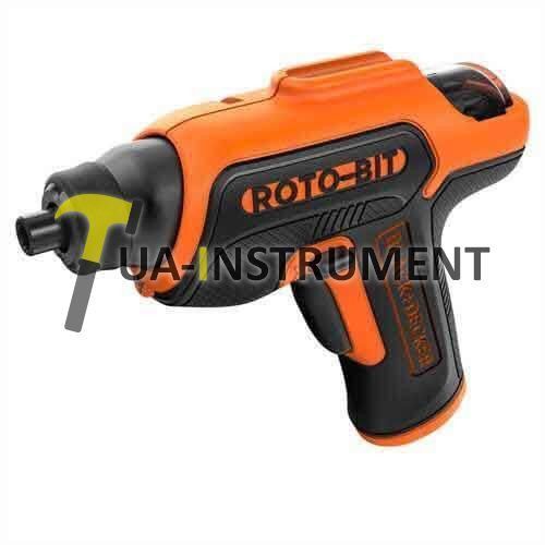 Аккумуляторная отвертка 3,6 В, Li-Ion, ROTO-BIT, 5,5 Нм,180 об/мин, кейс BLACK+DECKER CS36BST Кременчуг - изображение 1