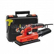Шлифмашина вибрационная BLACK+DECKER,240 Вт,7.000-15.000 ход/мин,пылесборник,аксессуары,кейс, шт Кременчуг