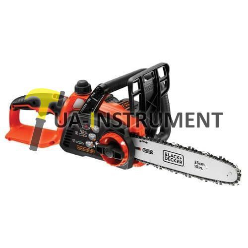 Цепная пила BLACK+DECKER, 18В /2Ач LiIon, длина шины- 25см, мгновенный тормоз (0.15 сек), шт Кременчуг - изображение 1