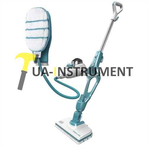 Паровая щетка и пароочиститель 9в1 BLACK+DECKER, SteamMop + SteamMitt, 1300 Вт, шт Кременчуг - изображение 1
