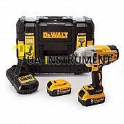 Гайковерт ударный XR 18 В, 1/2", 950 Нм, 2 акк. Li-Ion, 5.0А/ч, ЗУ, кейс DeWALT DCF899P2 Кременчуг