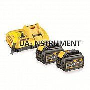 Зарядное устройство DeWALT, XR FLEXVOLT, 8А,2 аккумул. DCB546 Li-lon.,18/54 В,0,65 кг в картон.короб Кременчуг