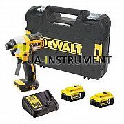 Шуруповерт ударный с Bluetooth, XR Li-Ion, 18 В, 5 Ач, 205 Нм, 2 акк., ЗУ, кейс DeWALT DCF888P2B Кременчуг