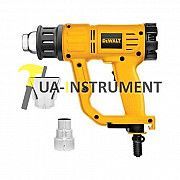 Пистолет горячего воздуха DeWALT 1800Вт, 50-600 С, регул-ка, 2 насадки., шт Кременчуг