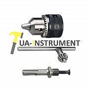 Патрон сверлильный DeWALT, ключевой, 13 мм 1/2“x20 UNF, адаптер с винтом для исп. с перфоратаром., ш Кременчуг