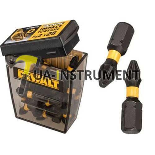 Бита ударная DeWALT Torsion Tic Tac, Pz2, 25мм, 25 штук, шт Кременчуг - изображение 1