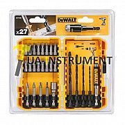 Набор бит и насадок DeWALT, 27 шт. включая быстросьёмный держатель бит и магнитный держатель, шт Кременчуг