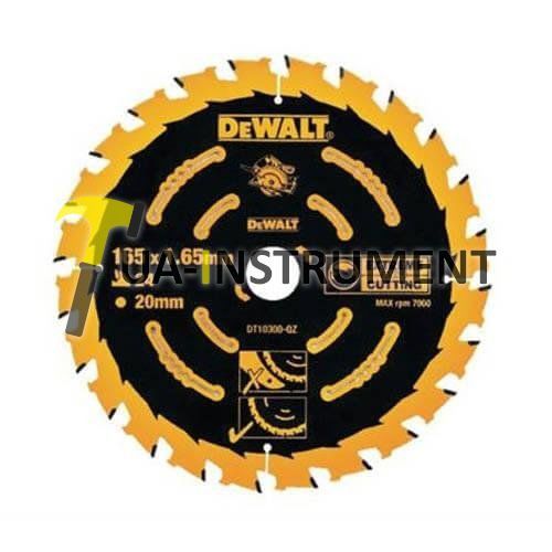 Диск пильный DeWALT, 165х20мм, 24z (WZ/ATB), +18 град, для DWE550., шт Кременчуг - изображение 1