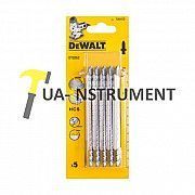 Полотно пильное DeWALT по древесине, ДСП, МДФ, столярным плитам, фанере, пластику, 5шт., шт Кременчуг