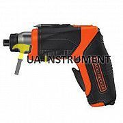 Аккумуляторная отвертка 3,6 В, Li-Ion, 190 об/мин, реверс, подсветка BLACK+DECKER CS3653LC Кременчуг