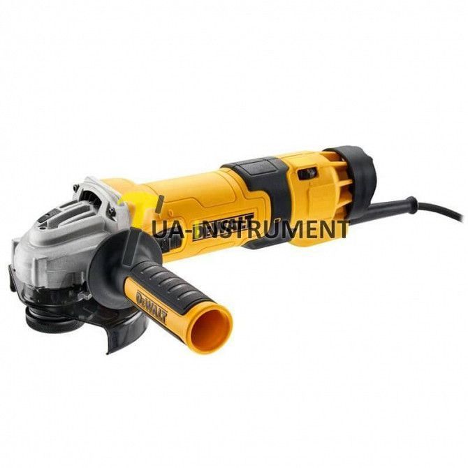 Угловая шлифмашина DeWALT, 1500 Вт, 2800-10000 об/мин, d=125 мм, 2,6 кг, шт Кременчуг - изображение 1