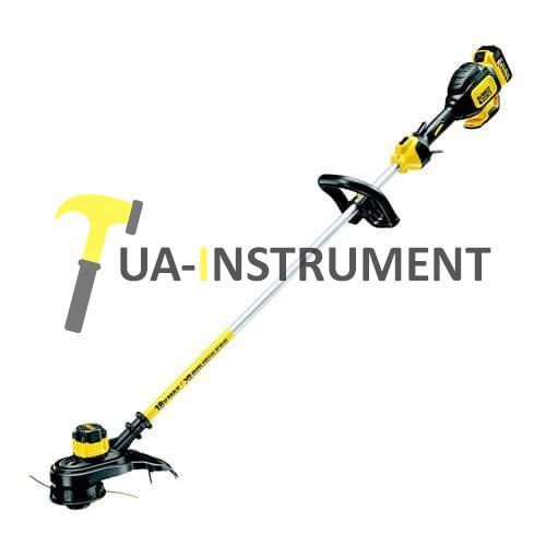 Коса аккумуляторная DeWALT, XR 18 В, BRUSHLESS, леска 2 мм, захват 33 см, 5Ач, ЗУ, шт Кременчуг - изображение 1