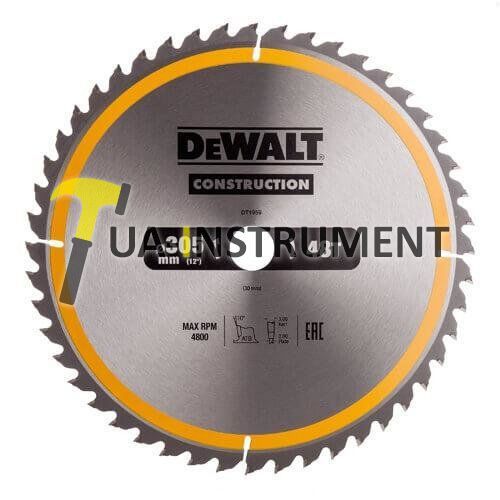 Диск пильный DeWALT, 305х30 мм, 48z (ATB), +10 град., шт Кременчуг - изображение 1