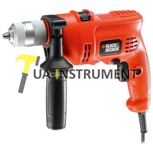 Дрель ударная 500 Вт, патрон 13 мм, 2800 об/мин, 47600 уд/мин,1.6 кг BLACK+DECKER KR504CRE Кременчуг - изображение 1