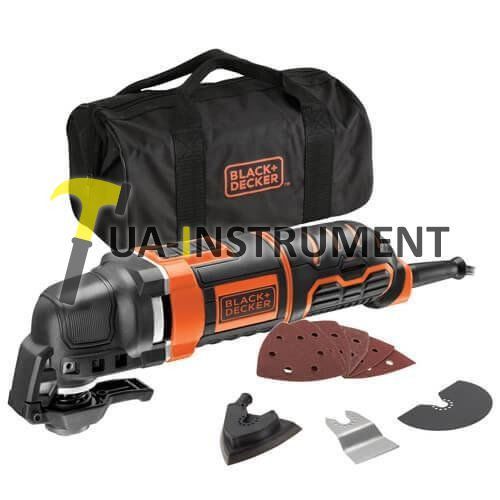 Многофункциональный инструмент BLACK+DECKER,280 Вт,22.000 ход/мин,аксессуары,спецсумка, шт Кременчуг - изображение 1