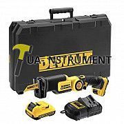 Пила сабельная аккумуляторная DeWALT,10.8В,2Ач,XR Li-lon,2700 ход/мин,255 мм.,1,4 кг,2 аккум,ЗУ,кейс Кременчуг
