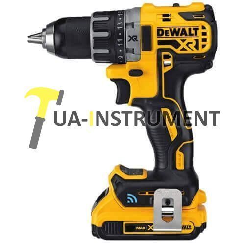 Аккумуляторная дрель/шуруповерт DeWALT,XR Li-Ion,18V,2А/ч,70Нм,550/2000 об/мин,1,55кг,2аккум,ЗУ,кейс Кременчуг - изображение 1