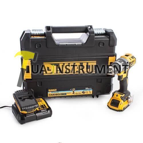 Дрель-шуруповерт ударный XR Li-Ion,18V, 5Ач, с Bluetooth, 2 акк, ЗУ, кейс DeWALT DCD797P2B Кременчуг - изображение 1