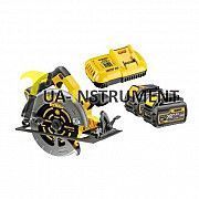 Пила дисковая аккумуляторная DeWALT, XR FLEXVOLT,2 аккумулятора,Li-lon,пропил 61 мм,3.7 кг, чемодан. Кременчуг