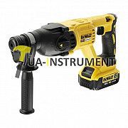 Перфоратор аккумуляторный SDS PLUS, 18В, 4.0Ah Li-Ion, 2,6 Дж, 0-5680 уд/мин., кейс DeWALT DCH133M1 Кременчуг