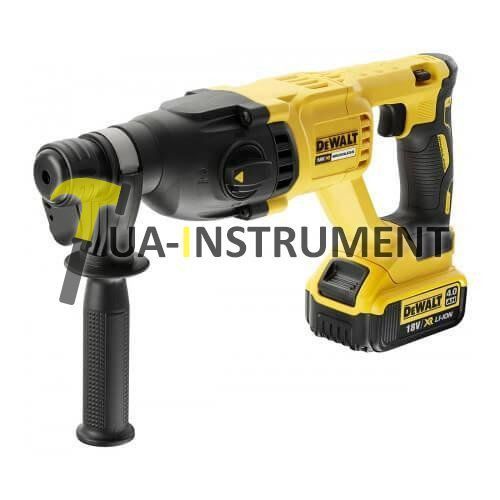 Перфоратор аккумуляторный SDS PLUS, 18В, 4.0Ah Li-Ion, 2,6 Дж, 0-5680 уд/мин., кейс DeWALT DCH133M1 Кременчуг - изображение 1