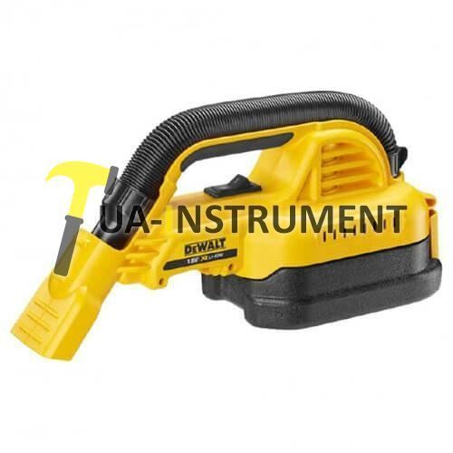 Пылесос аккумуляторный DeWALT 18В XR Li-lon,объем бака 1,9л,для сухой/мокрой уборки,без аккум. и ЗУ, Кременчуг - изображение 1