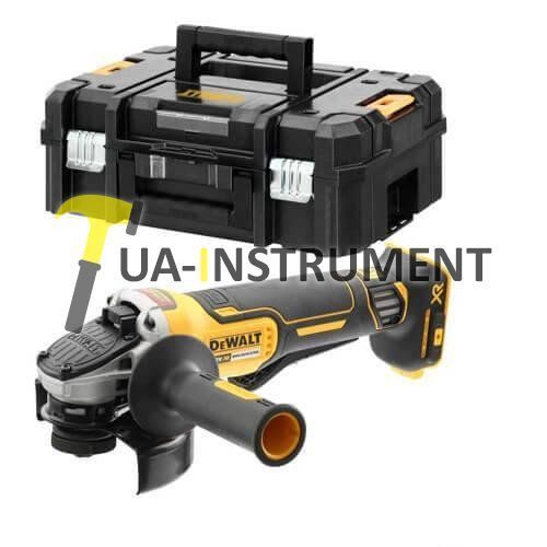 Аккумуляторная угловая шлифмашина DeWALT,18 В,безщеточный,диаметр 125 мм,9000 об/мин,1,75 кг,чемодан Кременчуг - изображение 1