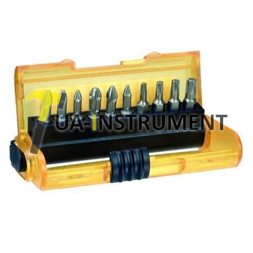 Набор бит DeWALT "Extra Grip", Pz1/2/3, Ph1/2/3, T10/15/20/25, магнит.держ., 11 предм., шт Кременчуг - изображение 1