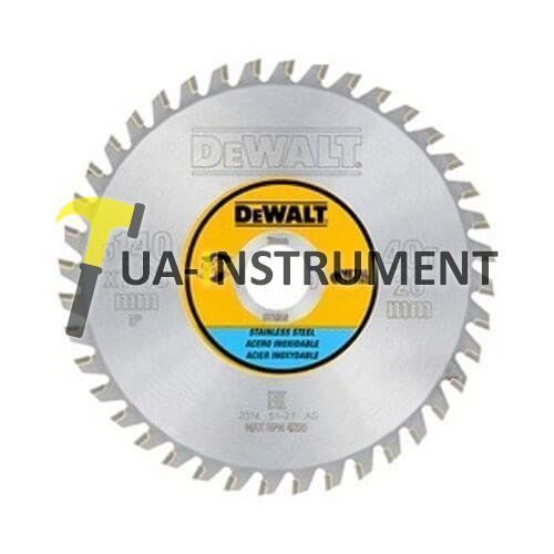 Диск пильный DeWALT, 140х20 мм, 40 TFZ + 10 градусов для DCS373, шт Кременчуг - изображение 1