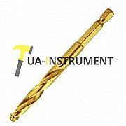 Сверло по металлу DeWALT "TITANIUM IMPACT"хвостовик 6,35мм,HSS-Tin,d=8,5мм.,Lобщ=101,5мм.,Lраб.=70мм Кременчуг