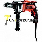 Дрель ударная 700 Вт, 13 мм, 3100 об/мин, 52700 уд/мин, кейс, 3,25 кг BLACK+DECKER BDK700K Кременчуг