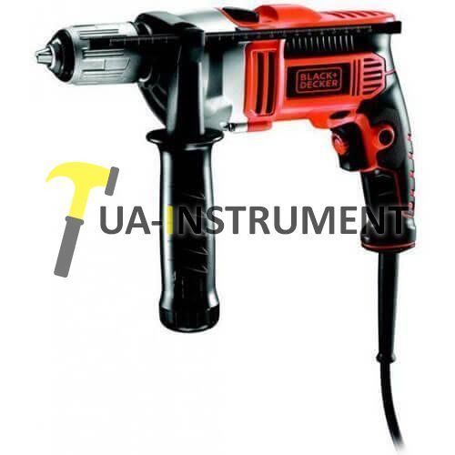 Дрель ударная 700 Вт, 13 мм, 3100 об/мин, 52700 уд/мин, кейс, 3,25 кг BLACK+DECKER BDK700K Кременчуг - изображение 1
