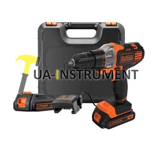Дрель-шуруповерт многофункциональная Multievo™, 18V, 2 аккум. Li-Ion, 1.5 А BLACK+DECKER MT218KB Кременчуг - изображение 1