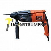 Перфоратор SDS-Plus, 800 Вт, 2.4 Дж, 0-4000 уд/мин, кейс BLACK+DECKER BDHR26K Кременчуг