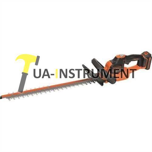 Кусторез аккумуляторный BLACK+DECKER Li-Ion 18.0 В/2.0 Ач/шина 50 см,1 аккум, зу, чехол, шт Кременчуг - изображение 1