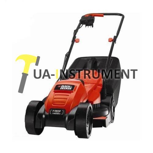 Газонокосилка электрическая BLACK+DECKER, 1200Вт, система E-Drive, 3 уровня подрезки шириной 32см, 2 Кременчуг - изображение 1