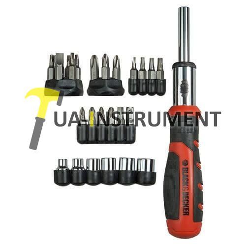 Отвертка BLACK+DECKER, реверсивная, положения: вправо, влево, блок., шт Кременчуг - изображение 1