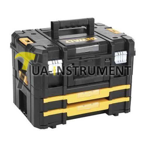 Комплект DeWALT, 2 ящика инструментальных TSTAK (DWST1-70703+ DWST1-70706), шт Кременчуг - изображение 1