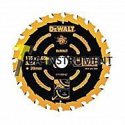 Диск пильный DeWALT, 184x16мм, 24z (WZ/ATB), +18 град, для DWE560., шт Кременчуг