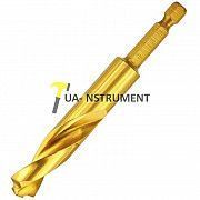 Сверло по металлу DeWALT "TITANIUM IMPACT" хвостовик 6,35мм,HSS-Tin,d=11мм.,Lобщ=101,5мм.,Lраб.=70мм Кременчуг